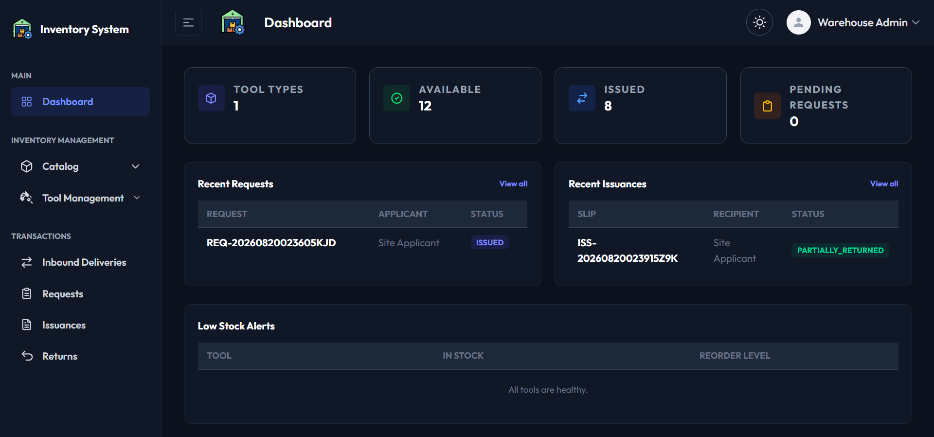 EKSB Inventory System